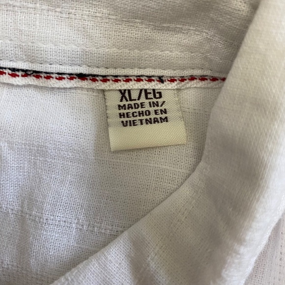 Weatherproof Vintage Linen/Cotton Woven Shirt, White, X-Large, NWT - Picture 8 of 16